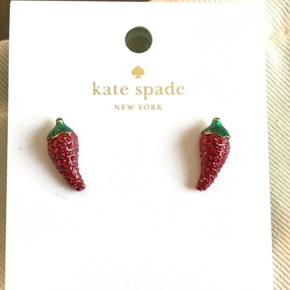 kate spade Jewelry - Kate Spade Pepper stud earrings